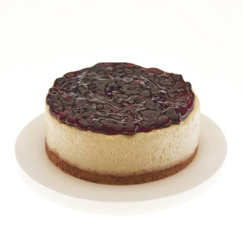 Baked Blueberry Cheesecake