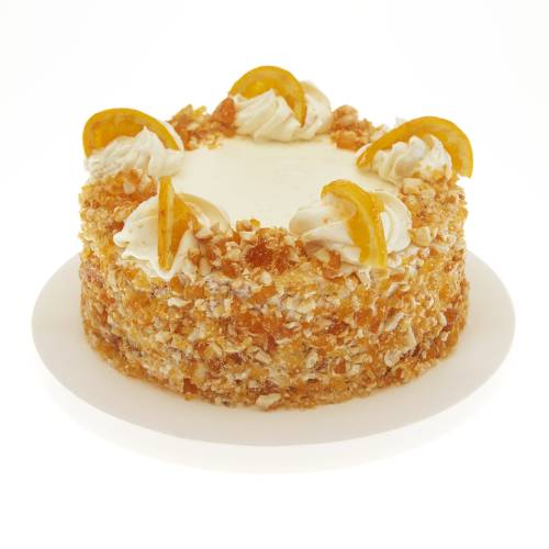 Orange Nougat Cream Cake